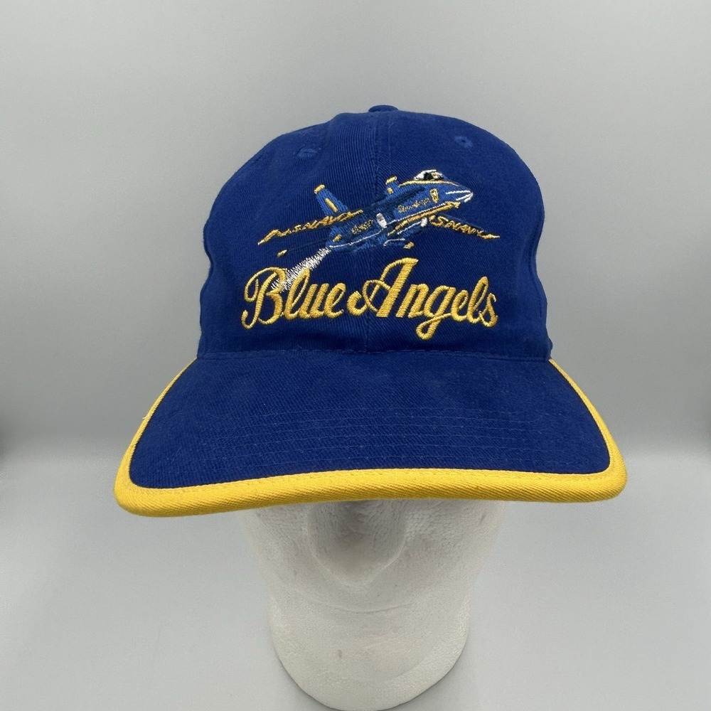 Vintage Blue Angels US Navy Jets Embroidered Hat Military